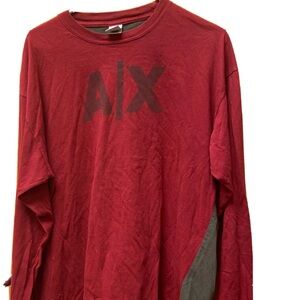Armani Exchange Long Sleeve Tee Shirt Large Two Color